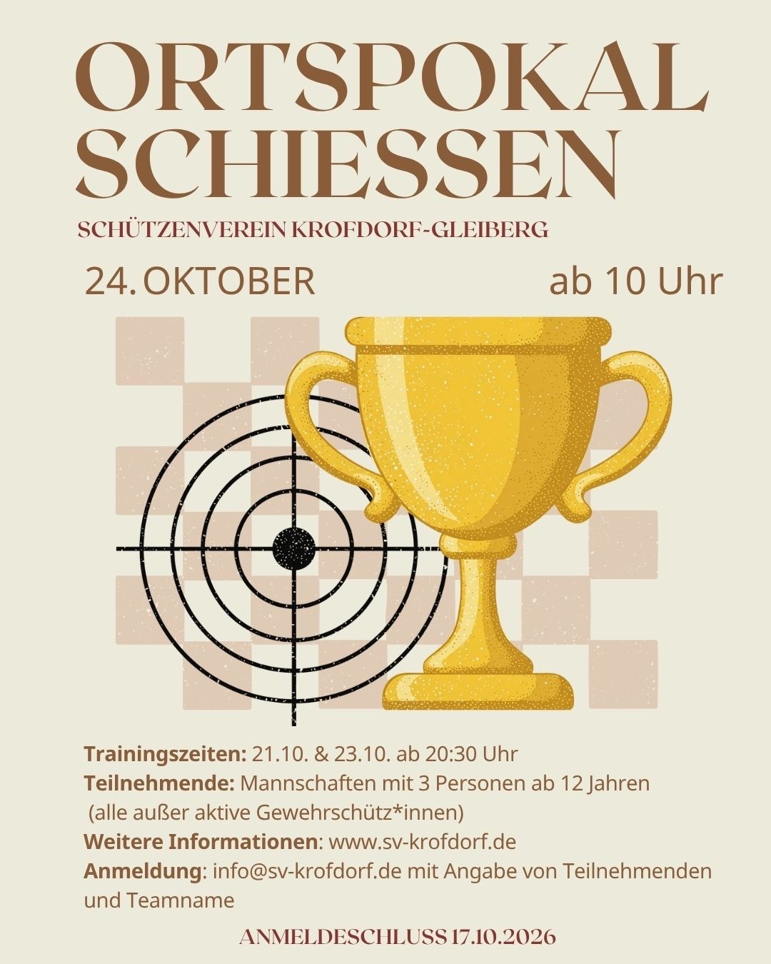 Ortspokalschießen für Jedermann